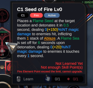 FC1 Skill Description