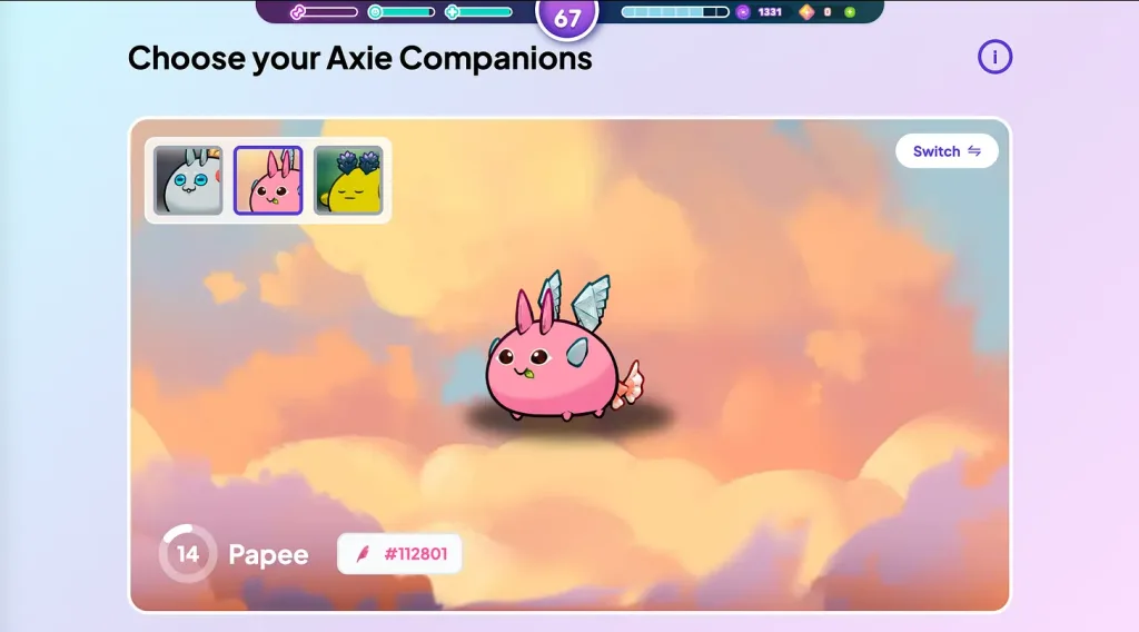 get started with axie pals