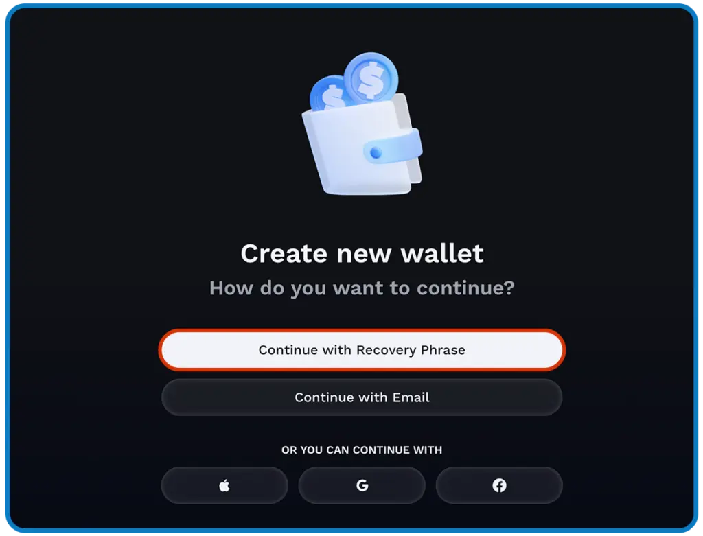 create new ronin wallet